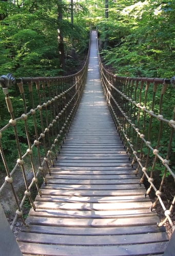 Soonwaldsteig Kirn-Bingen Kreuzbachklamm Hängebrücke