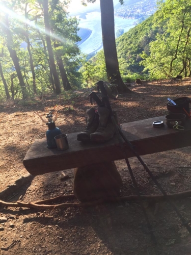 Soonwaldsteig Kirn-Bingen Letztes Lager